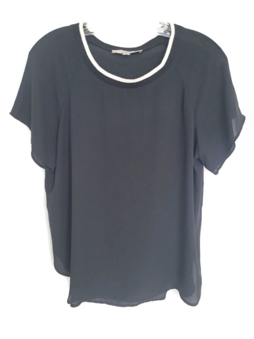 Ann Taylor Top Blouse Short Sleeve
